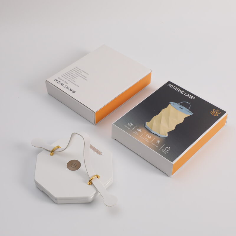 RoHS Carta di lampada di tavolo riciclato di carta rotante carta ABS tipo C Business Gift 700mah