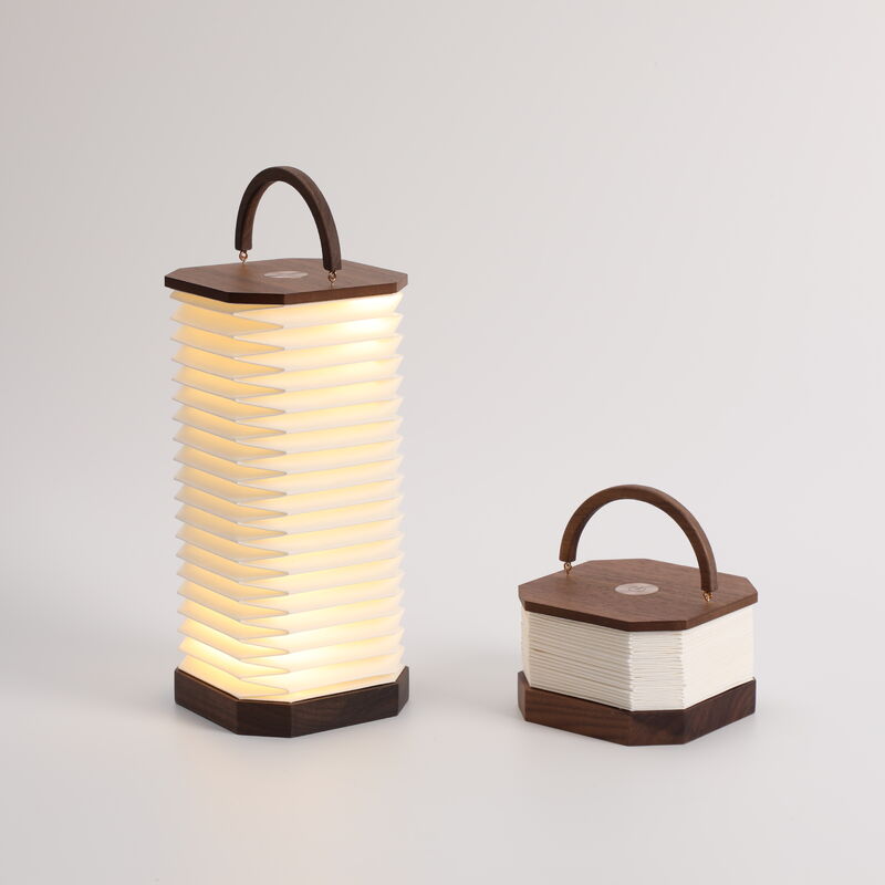 Lampada da campeggio a LED origami sospesa, impermeabile, portatile, a fisarmonica