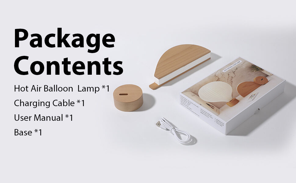 Pendente origami Pallone d'aria calda Lampada di carta Controllo touch senza fili