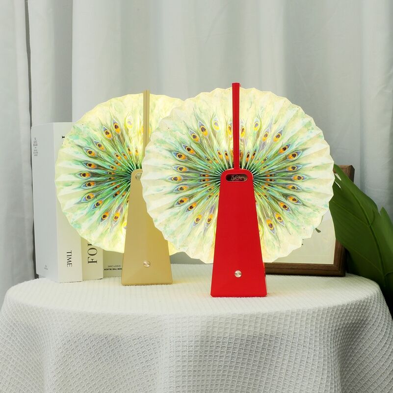 Lampada da scrivania in carta origami portatile in resina per decorazioni per la casa