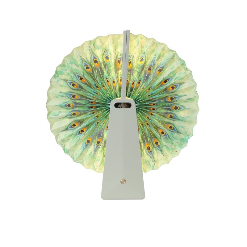 Lampada da scrivania in carta origami portatile in resina per decorazioni per la casa