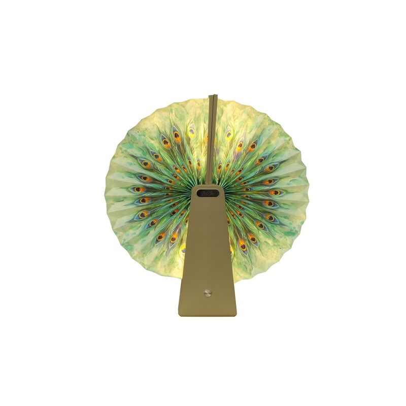 Lampada da scrivania in carta origami portatile in resina per decorazioni per la casa