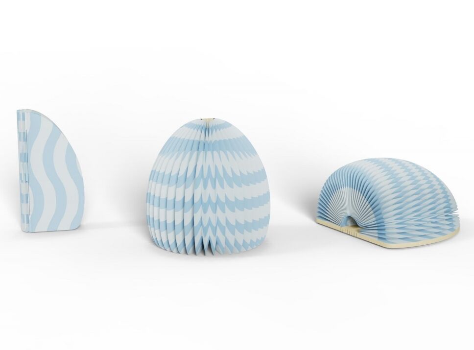 ODM Uovo di Pasqua Carta Mini Origami Led Lampada da tavolo luce per camera da letto