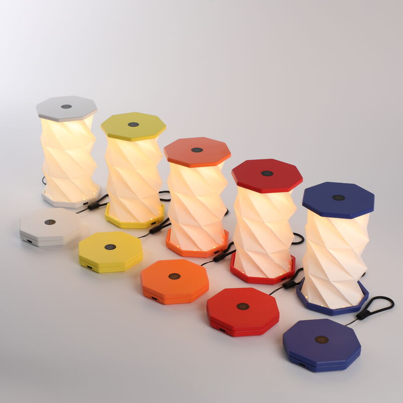 Lampada standard in carta piegata senza fili personalizzata per Natale 5V 300mAh