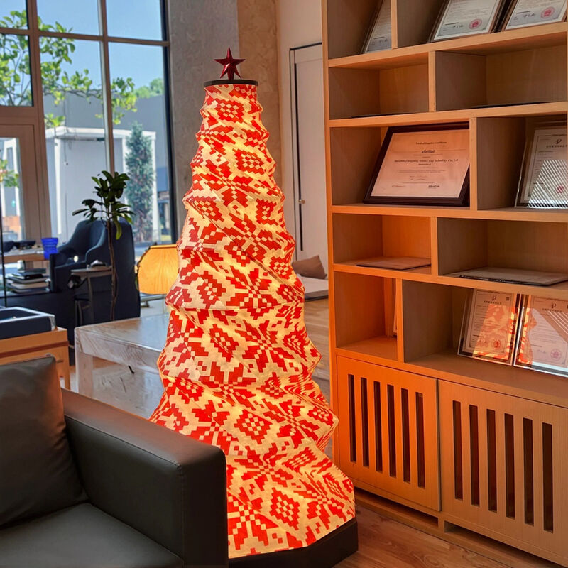 Lampada da terra alta decorativa in carta origami da 3500K per soggiorno e camera da letto
