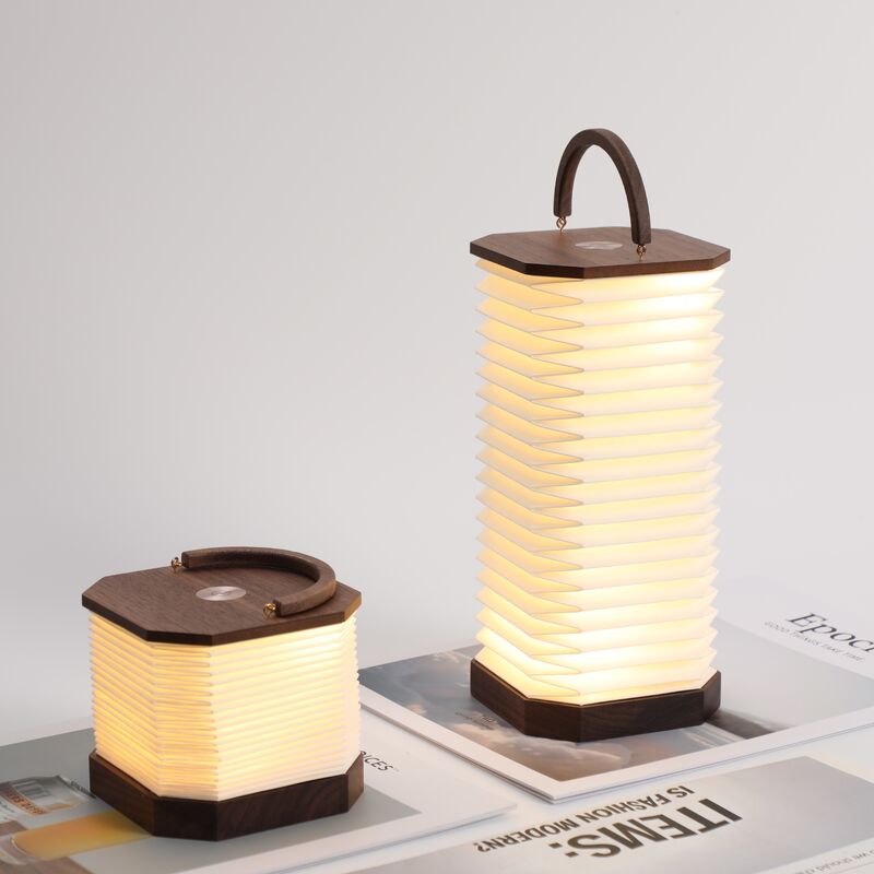Luce da lettura da comodino a fisarmonica a LED per campeggio 3000K RGB
