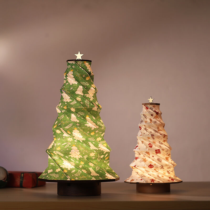 OEM Lampada di carta di Natale fatta a mano Decorazione domestica 27.6cm IP20 impermeabile