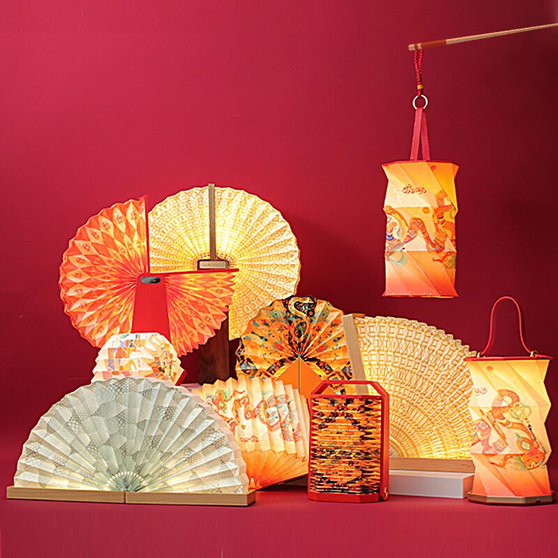 Lampina artistica in carta riciclabile ZBOLE Mini pieghevole per decorazione soggiorno