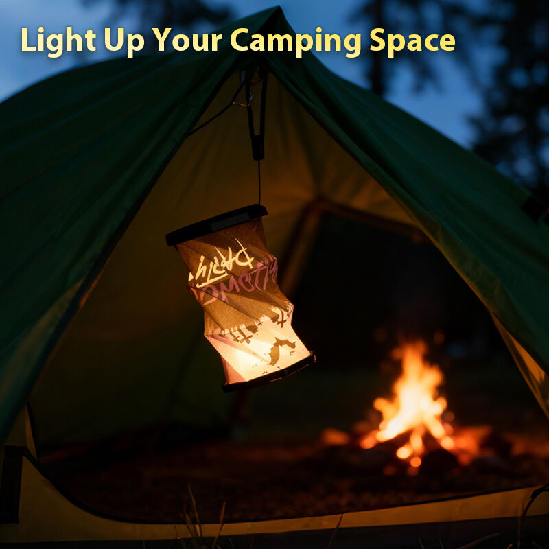 Lampada in carta artigianale super mini da 700mA con luce LED rotante per decorazioni per feste