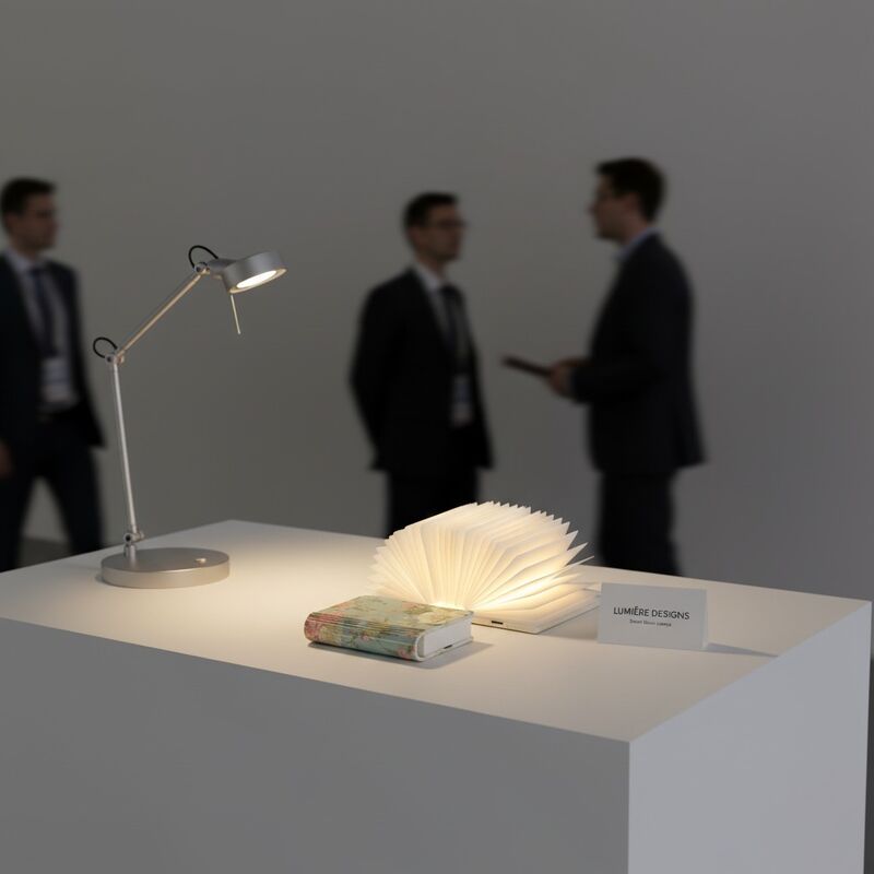 Fabrique Direct Mini Book Light ABS Design pliable Façade en papier pliable Frigger sans fil Magnéte Design Scenic Area Ensembles de cadeaux